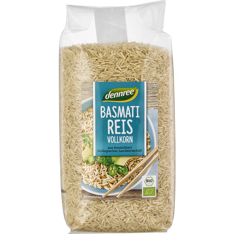Orez Basmati Brun Bio 1kg Dennree