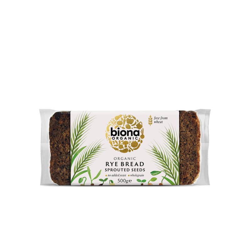 Paine integrala secara seminte germinate vitality bio 500g Biona