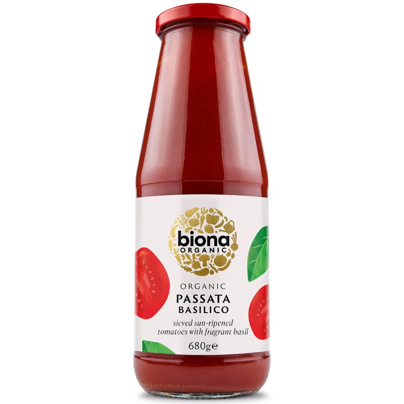 Passata cu Busuioc Bio 680g Biona