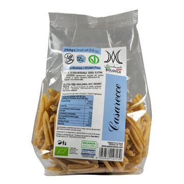 Paste casarecce din orez integral bio fara gluten 250g Marchesato