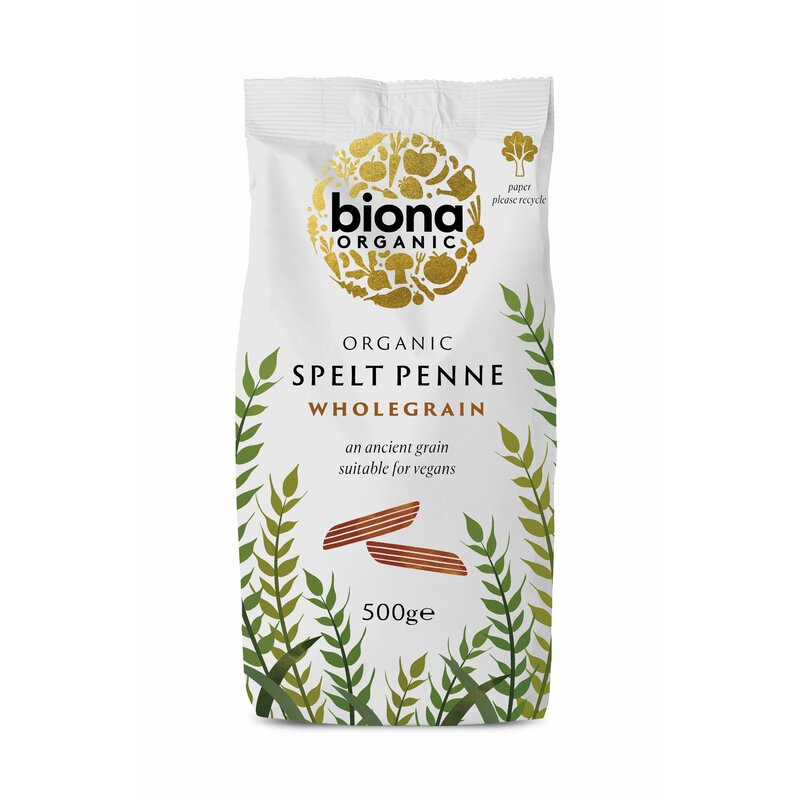 Penne din Grau Spelta Integral Bio 500g Biona