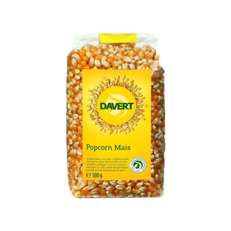 Porumb pentru popcorn bio 500g Davert