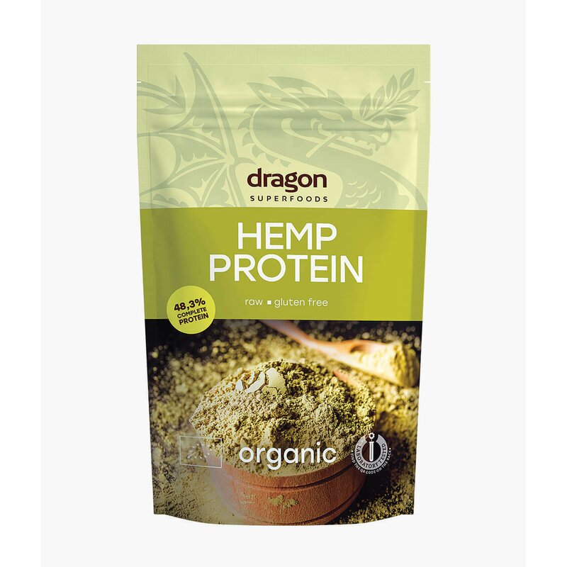 Proteina de canepa bio raw 200g Dragon Superfoods