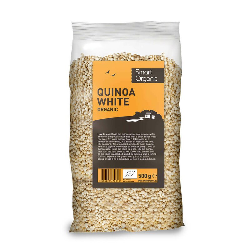 Quinoa alba bio 500g Smart Organic