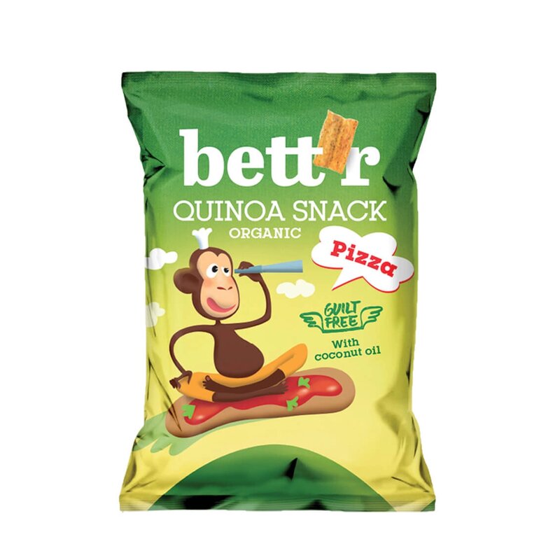 Quinoa Snack cu Pizza Bio 50g Bettr