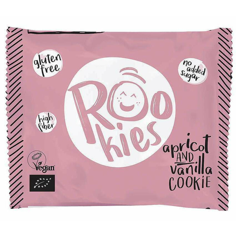 Rookies cu caise si vanilie bio 40g