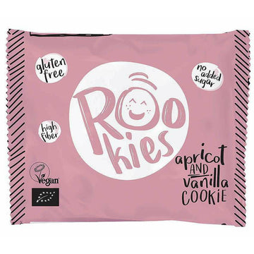 Rookies cu caise si vanilie bio 40g