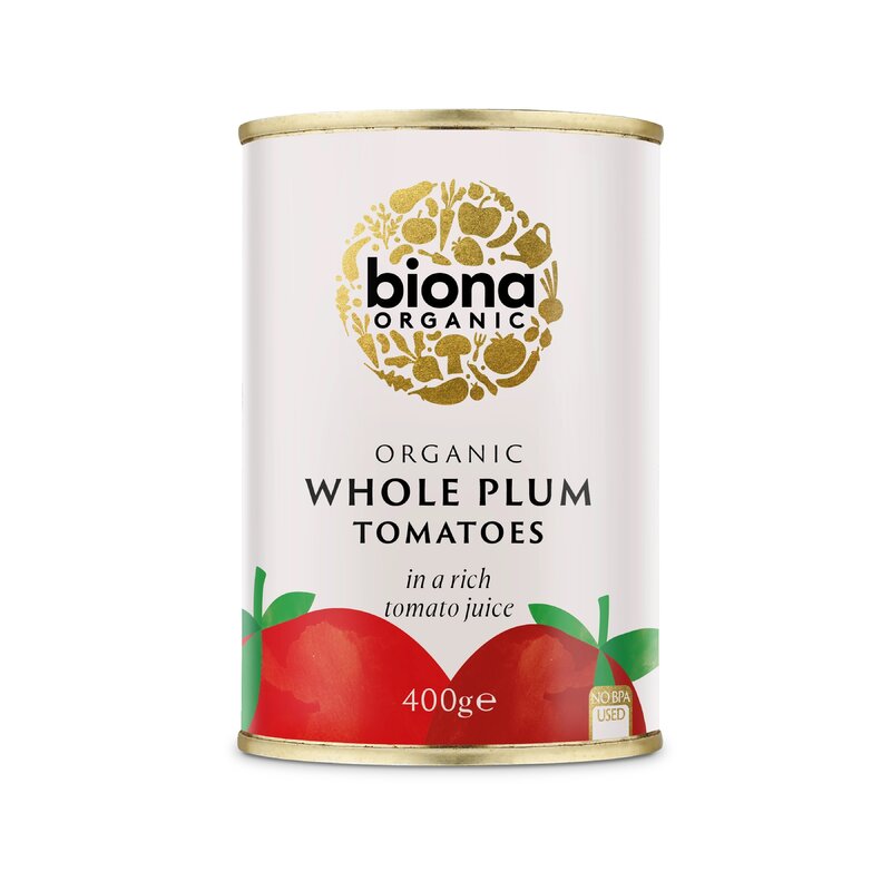 Rosii intregi la conserva bio 400g Biona