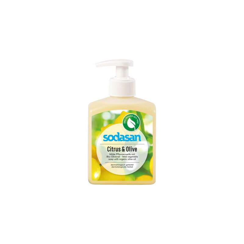 Sapun lichid bio citrice masline 300ml Sodasan