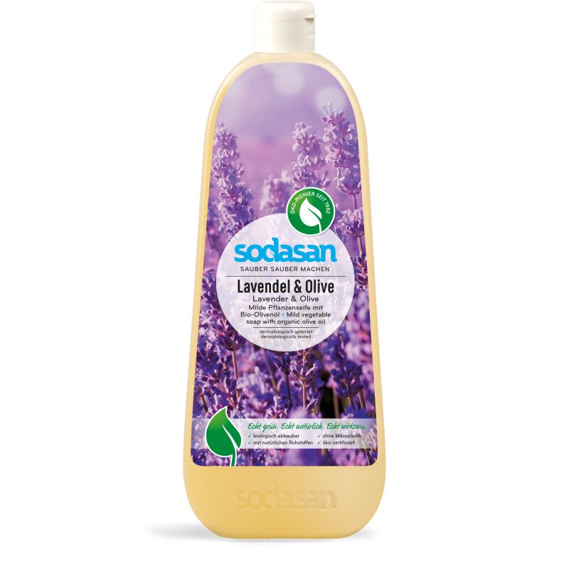 Sapun lichid cu lavanda si masline ecologic 1l Sodasan