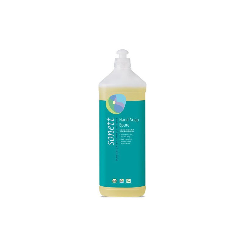 Sapun lichid maini epure ecologic 1l Sonett