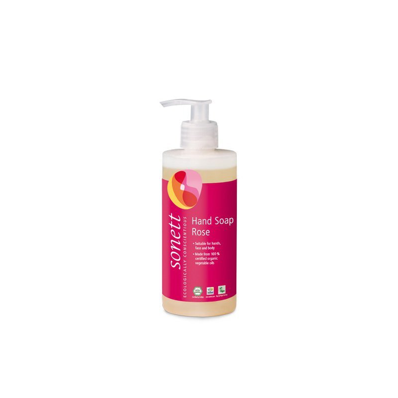 Sapun lichid maini trandafir ecologic 300ml Sonett
