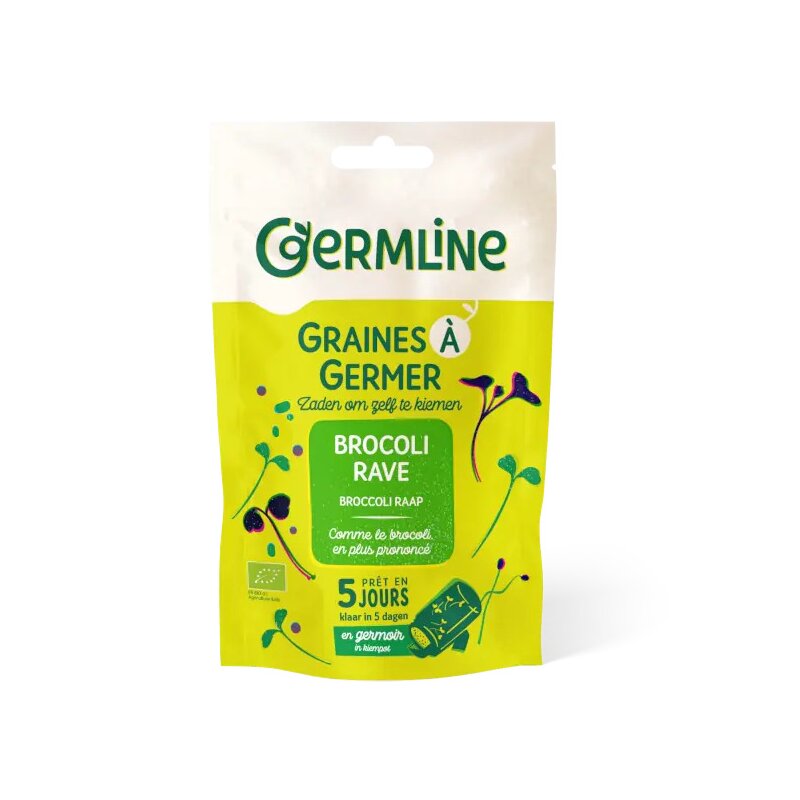 Broccoli rabe seminte pentru germinat bio 150g Germline