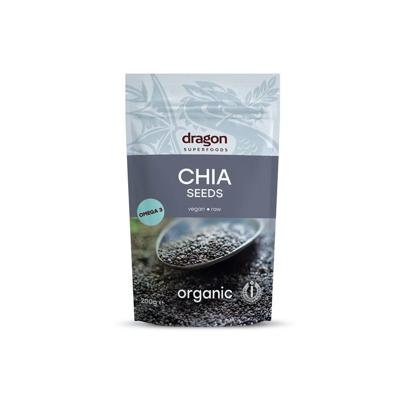 Seminte de chia bio 200g Dragon Superfoods