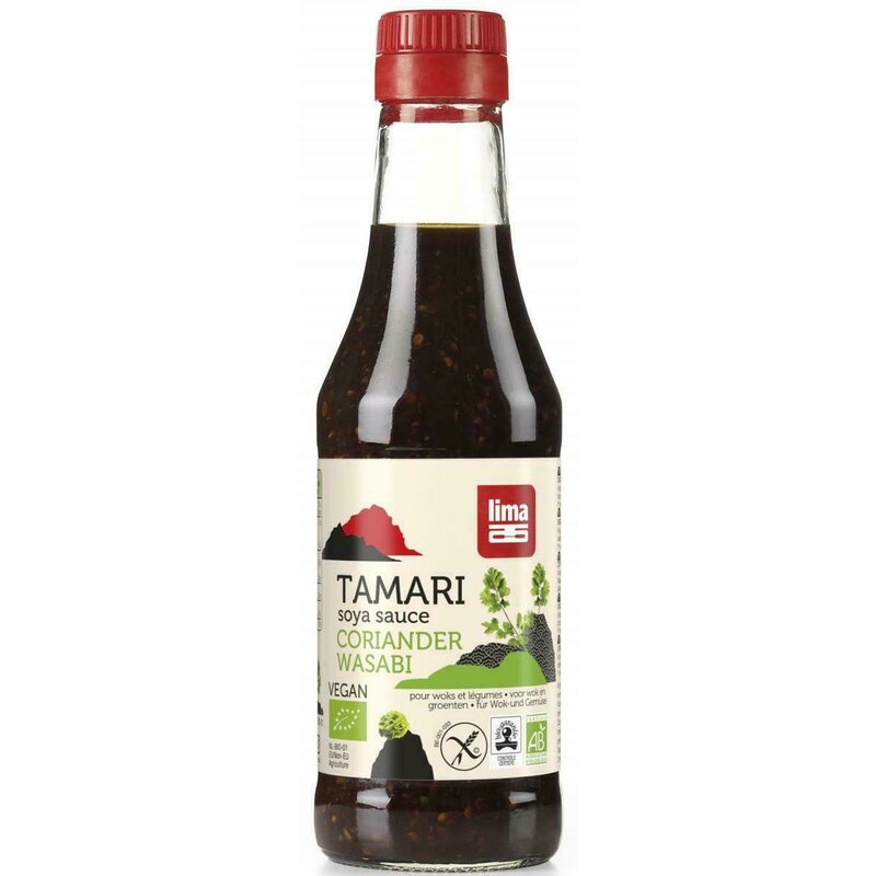 Sos de Soia Tamari cu Coriandru si Wasabi Bio 250ml Lima