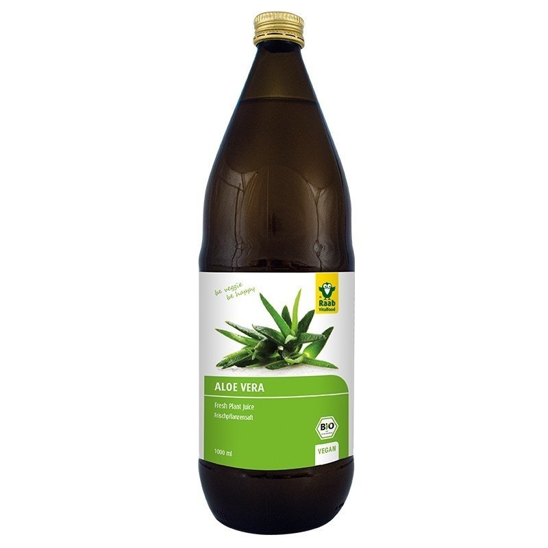 Suc de aloe vera bio 1000ml Raab Vitalfood