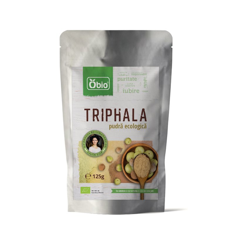 Triphala pudra bio 125g Obio