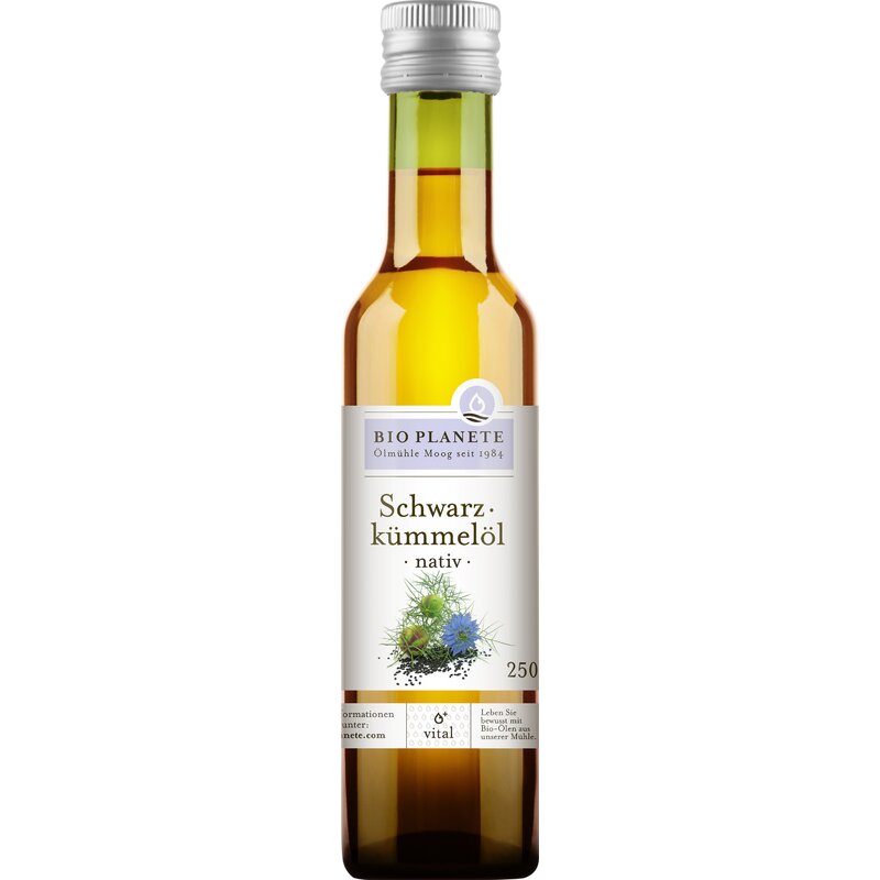 Ulei de Chimen Negru Nativ Bio 250ml Bio Planete