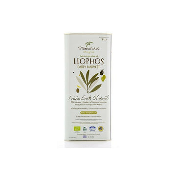 Ulei de masline extravirgin Liophos Early Harvest bio 5l Stamatakos Olivegrove