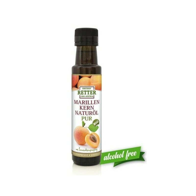 Ulei din Samburi de Caise Presat la Rece Bio 100ml Retter