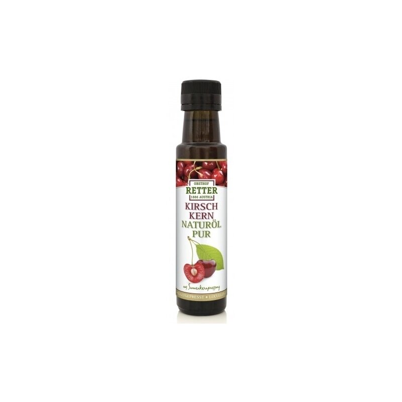 Ulei din Samburi de Cirese Presat la Rece Bio 100ml Retter