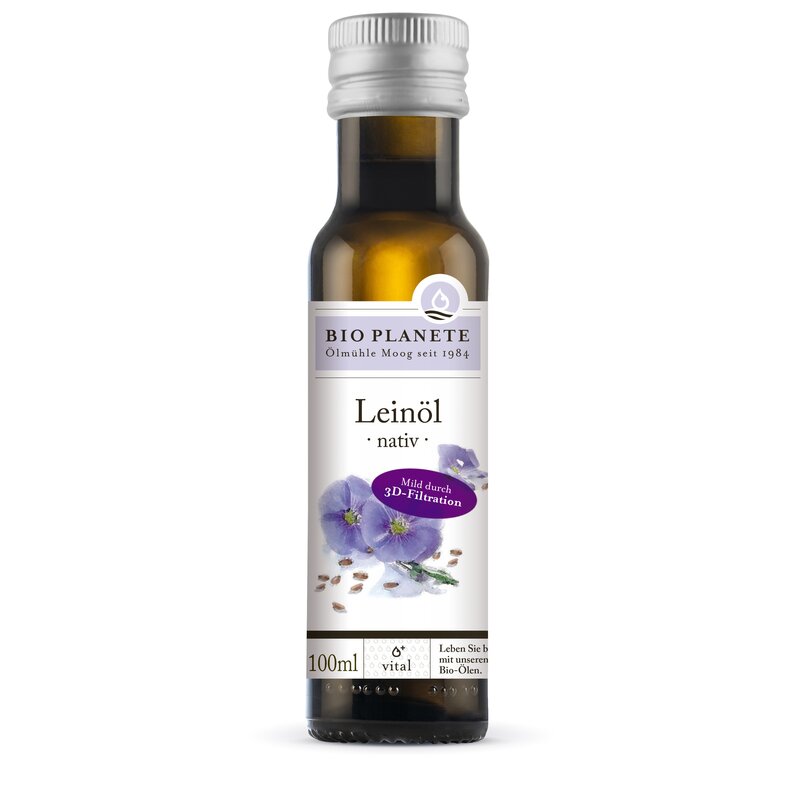 Ulei din Seminte de In Nativ Bio 100ml Bio Planete