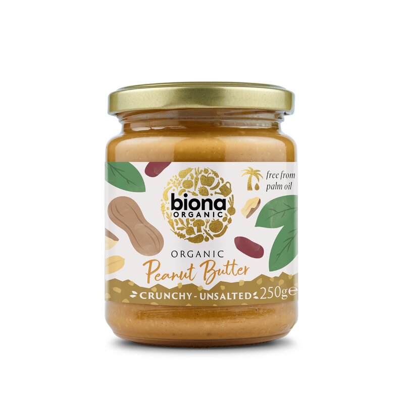 Crema arahide crunchy bio 250g Biona