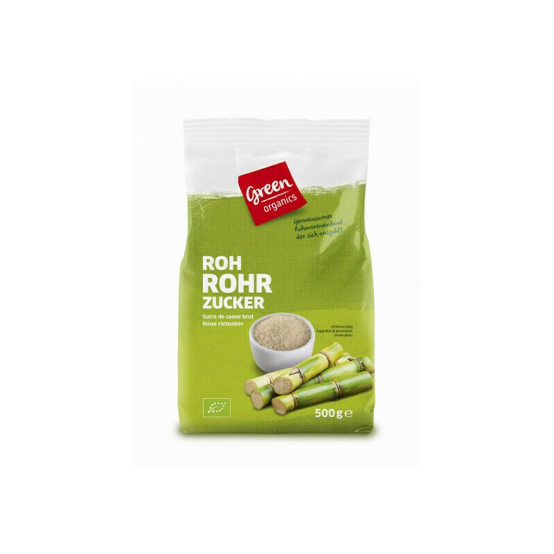 Zahar brut din trestie bio 500g Green Organics
